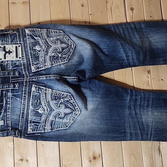 Mens Rock Revival Jeans Size 31 Manny Bootcut NWOT Inseam 31in - Picture 5 of 9
